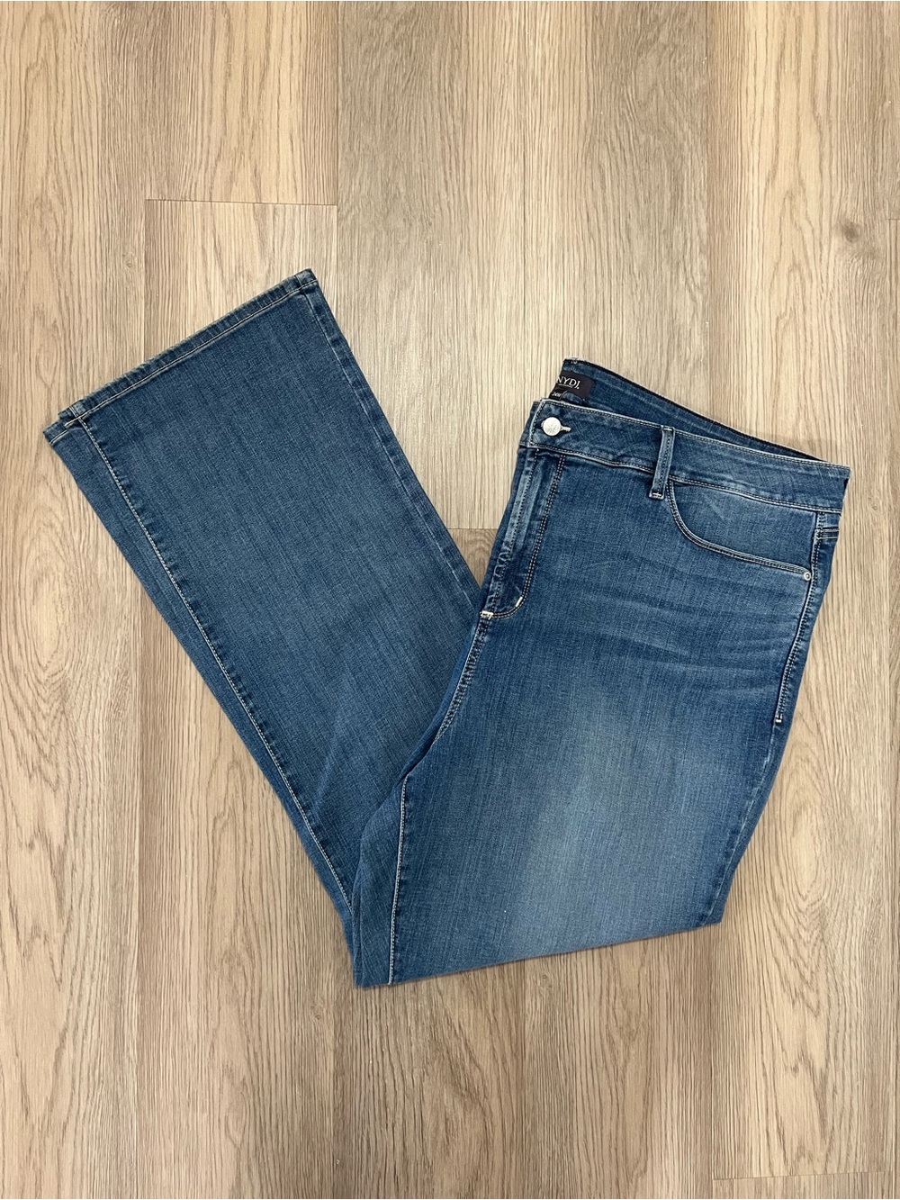 NYDJ Barbara Bootcut Jeans 24W Blue Lift Tuck Stretch Denim NWOT